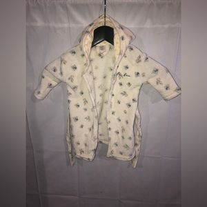 Modern baby shower robe